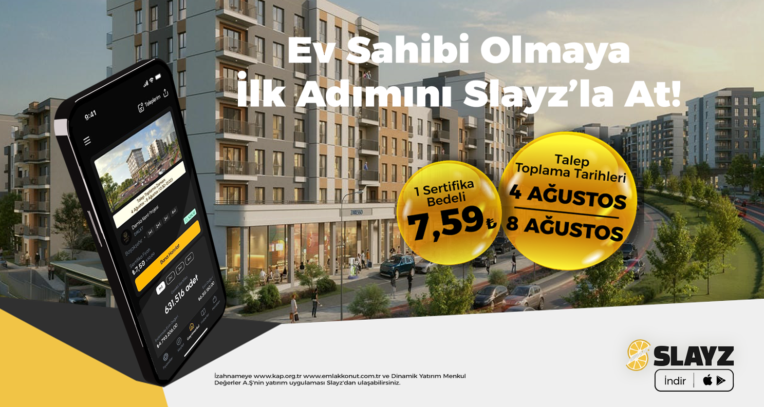 7,59 TL ile Gayrimenkul Yatırımına Başla!